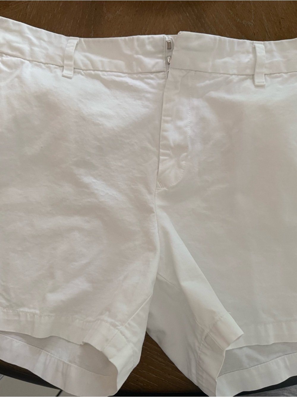 Tommy Hilfiger women’s  White Flat-Front Shorts